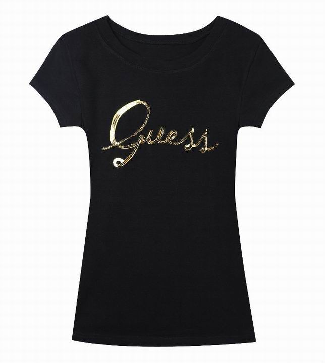 Guess short round collar T woman S-XL-007